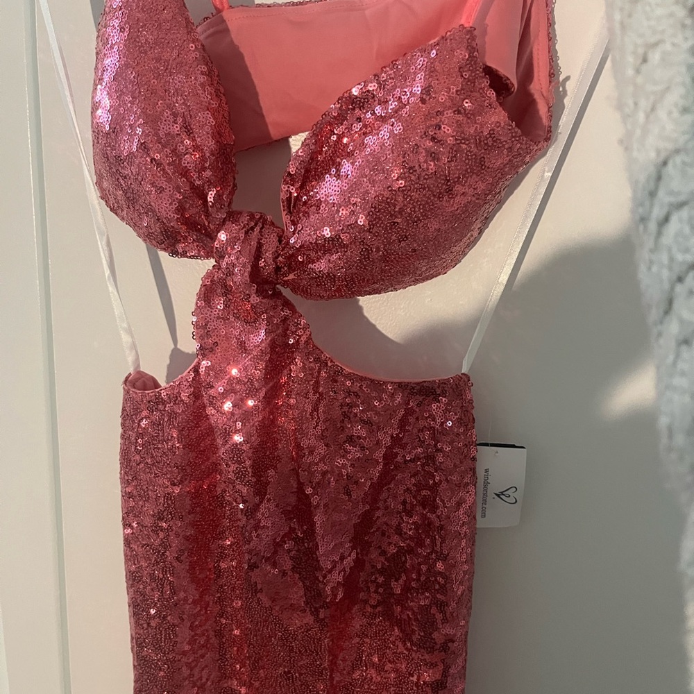 Windsor Fuchsia Sequin Dress